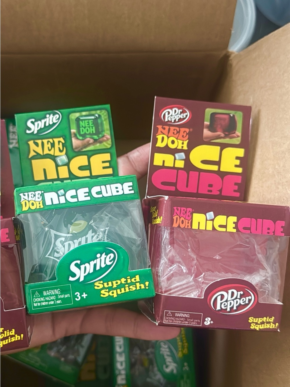 Sprite & Dr Pepper NeeDoh Nice Cube Squishies
